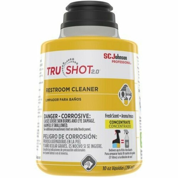 Sc Johnson Cleaner, f/Restrooms, TruShot 2.0, Conc, 10oz, Clear SJN315384